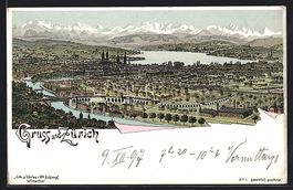Litho Zürich, Gesamtansicht aus der Vog
