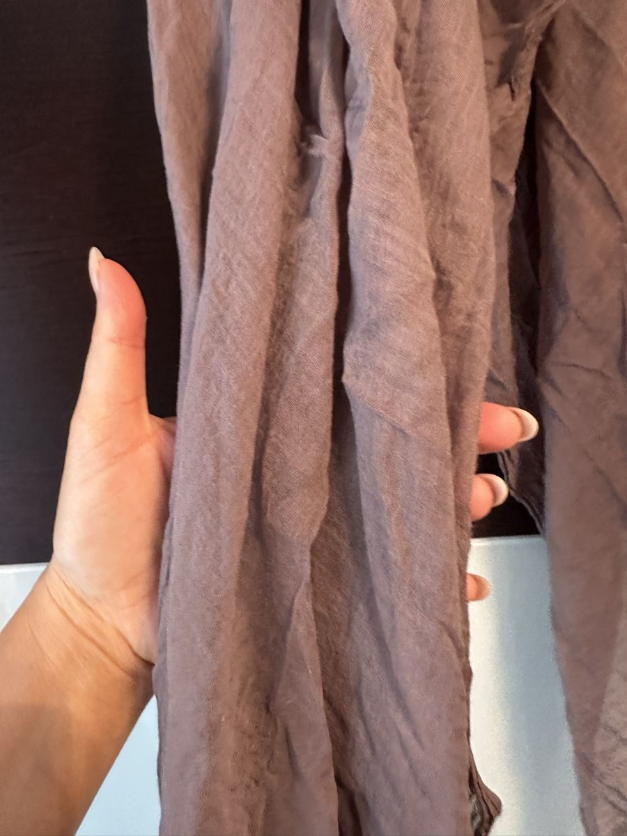 Foulards, Tücher & Schals: Schöner Schal, Halstuch, braun, Fransen – Gebraucht aus Altendorf von Eastwick4 1