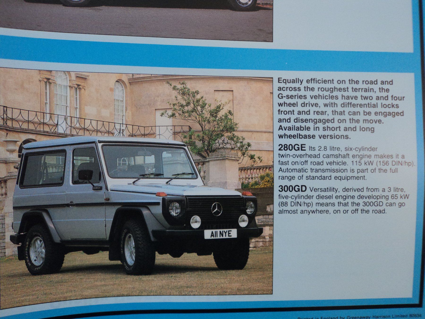 Mercedes-Benz Dokumente: Prospekt Mercedes Benz Programm 1983 500SEC 300GD  etc – Gebraucht aus Schwarzenburg von modelCARama 1
