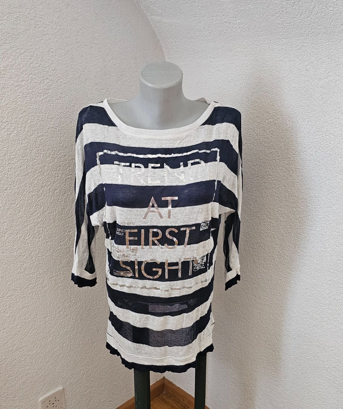 Maglioni & Felpe: Leichter Strick Pullover Geisha Gr. 38/M gestreift – Usato da Füllinsdorf venduto da Sunnebliemli7