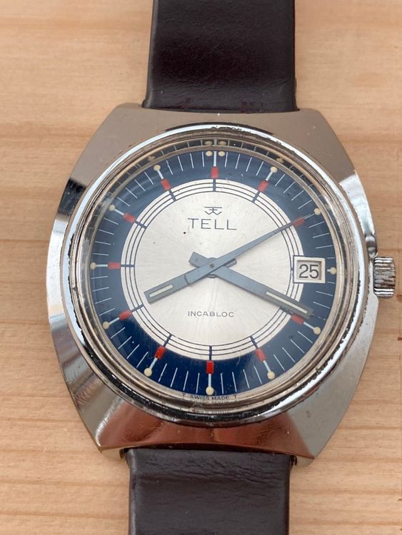 Montre Mécanique Vintage Montaine - 21 Bijoux Incabloc - Pour Homme, à Réparer/collection