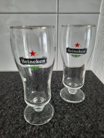 Biergläser, Heineken