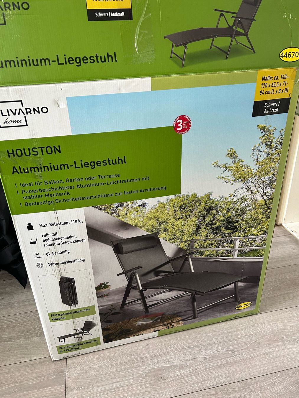 Sedie a sdraio: Liegestuhl Houston Aluminum – Nuovo (secondo la descrizione) da Urdorf venduto da Wolda3 2