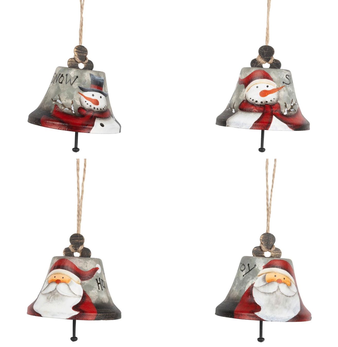 Tutte le decorazioni: Baumschmuck Glocken 6,5cm Metall mit feinem Klang – Nuovo e nell'imballaggio originale da Basel venduto da Seifehuesli 1