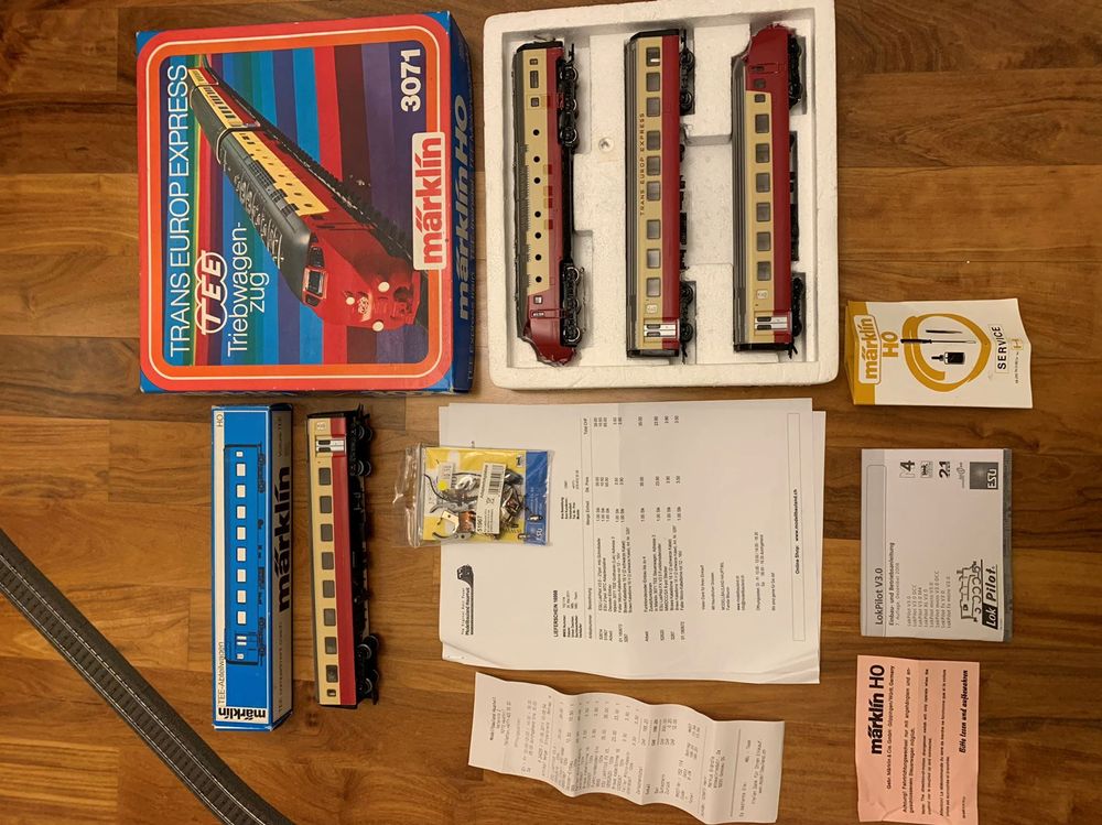 Märklin Rame TEE Edelweiss – Train D’occasion En Bon état Pour Collectionneurs