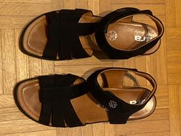 ara Sandalen schwarz, Luftpolster, Gr. 41, wie neu