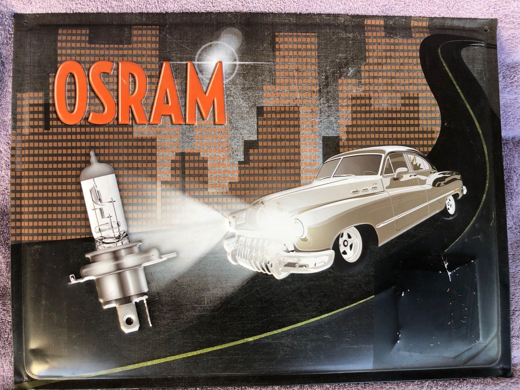Schilder: Osram werbung classic buick Oldtimer – Neu (gemäss Beschreibung) aus Reinach AG von rares75