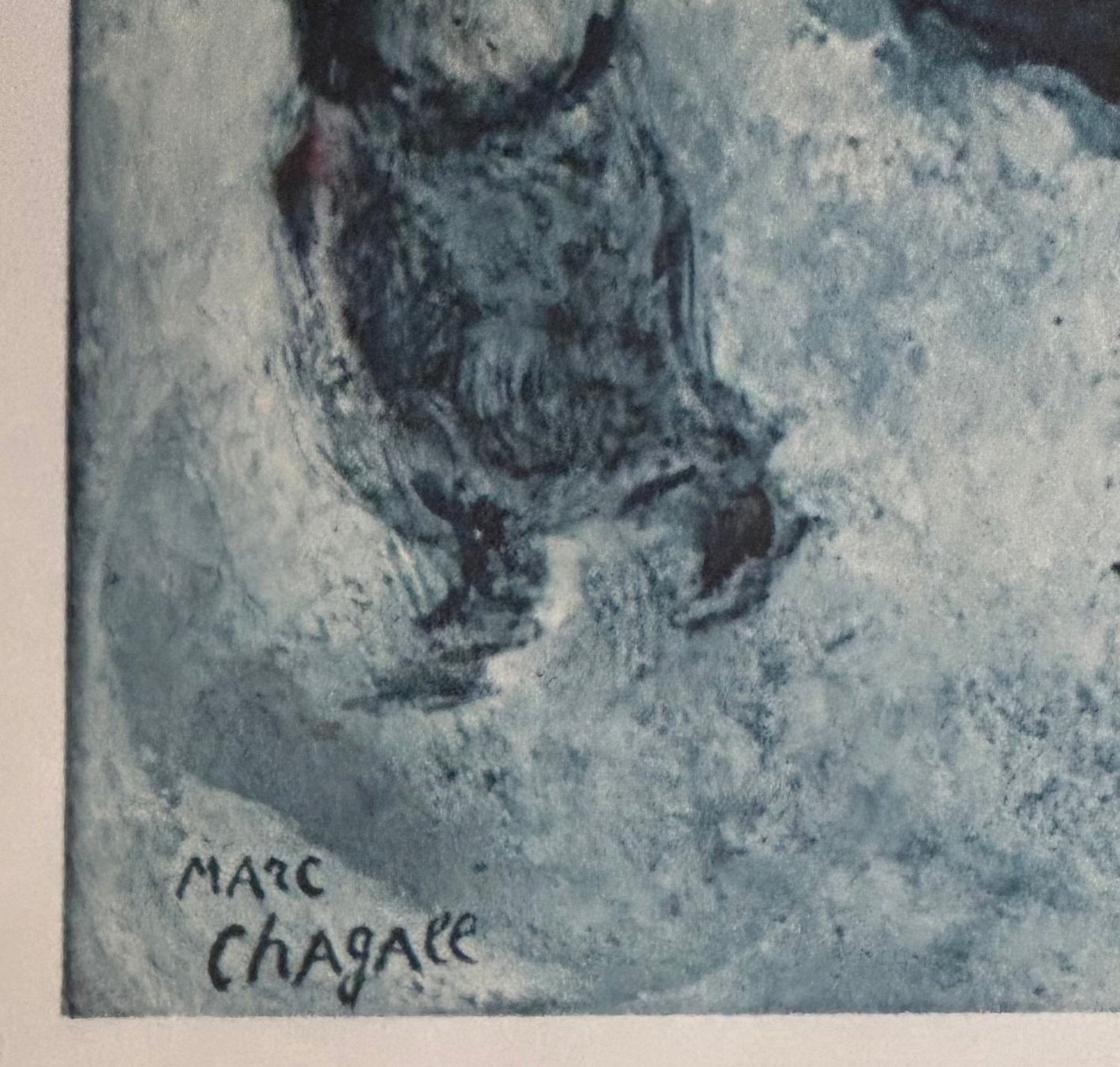 Foto & Immagini: Marc Chagall, Repro, Winterlandschaft, mit Rahmen – Usato da Füllinsdorf venduto da Bubnik 1