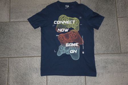 T-shirt gr. 158/164 - 'Connect now, game on'