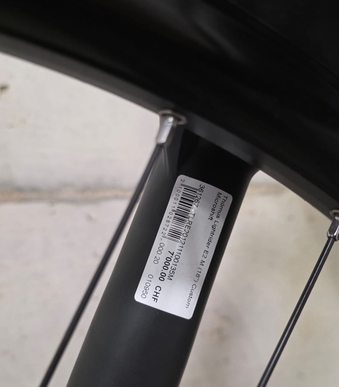 Thömus Biciclette: Thömus Lightrider E2 Custom EBike neuwertig – Usato da Hägendorf venduto da lua_f96g 1