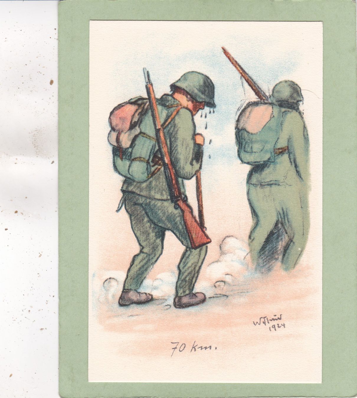 Cartoline postali: Kitsch Militär Humor – Usato da Herisau venduto da Lisegrat2008