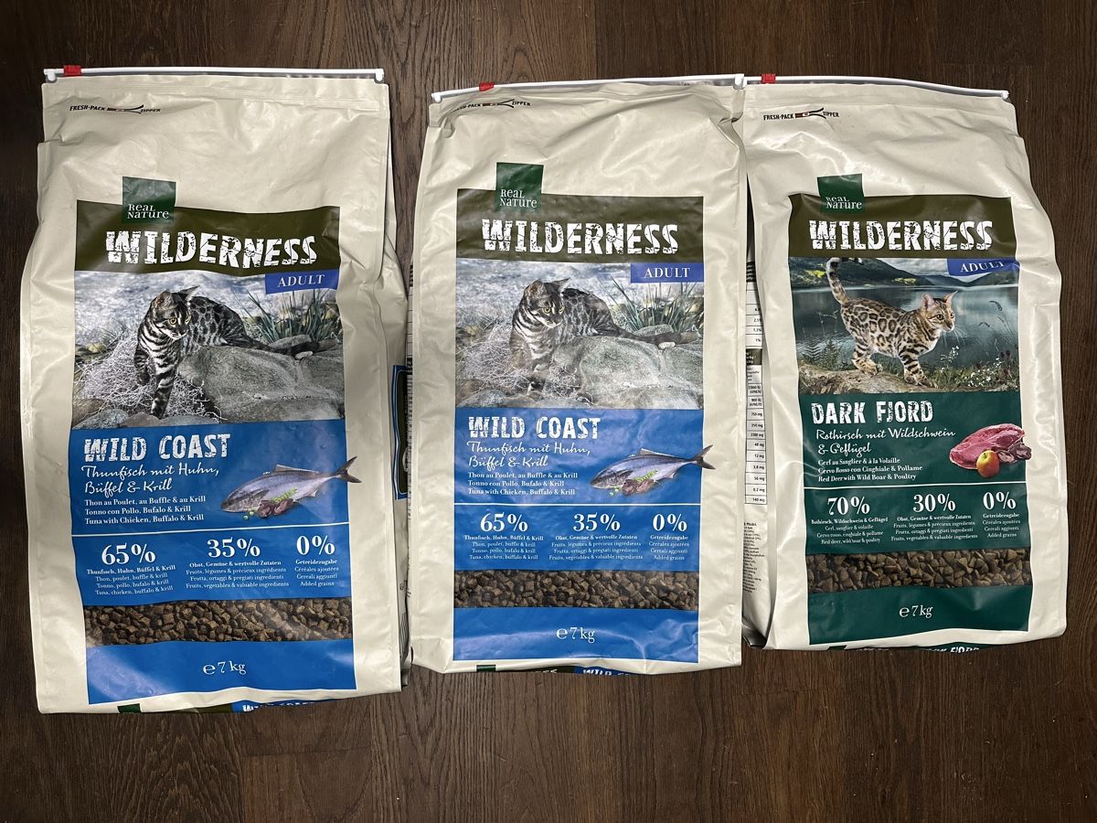 Nourriture: 3 x 7kg Katzenfutter Real Nature – Neuf avec emballage d'origine à Zürich par ACG03