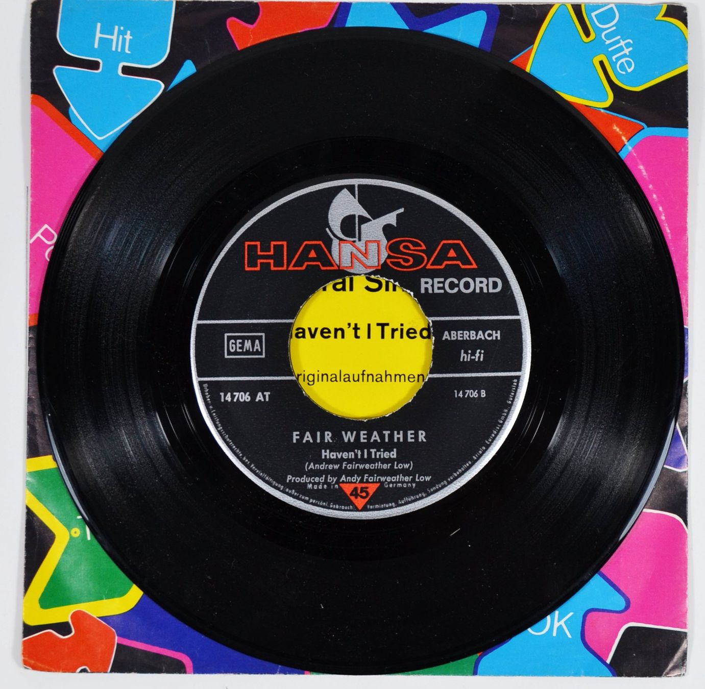 Dischi in vinile: Single: FAIR WEATHER - Natural Sinner – Nuovo (secondo la descrizione) da Frenkendorf venduto da Yard-Sale-2000 2