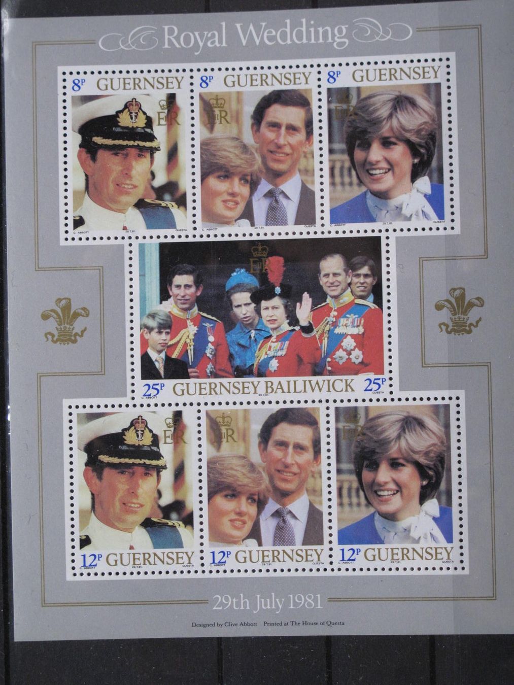 Alle Briefmarken: Guernsey 1981 Royal Wedding BL ** – Gebraucht aus Wil SG von fva01