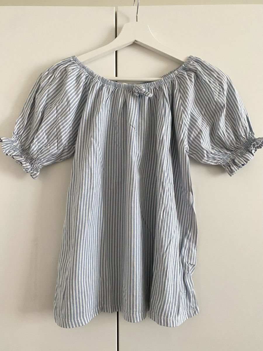 Camicette: Colin's Bluse, Grösse XS, hellblau weiss gestreift – Nuovo (secondo la descrizione) da Rorschach venduto da Vane____