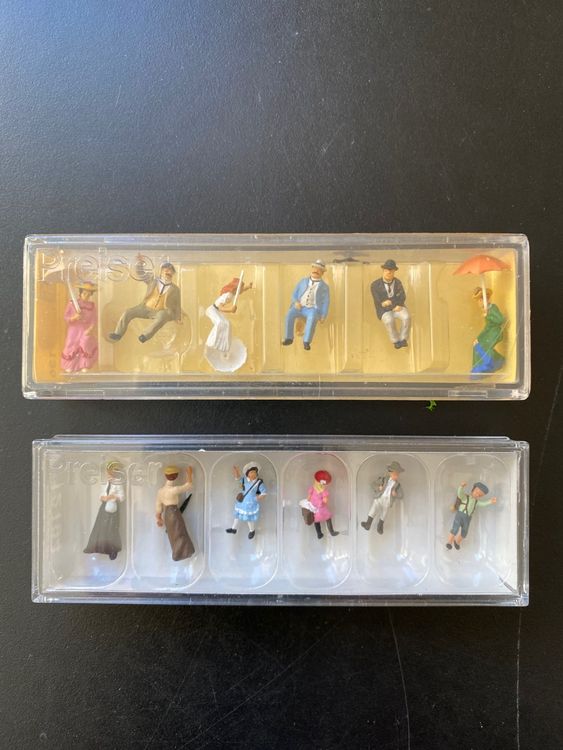 Preiser Figuren Sets sitzend und spielend H0/H0m (Neu und ...