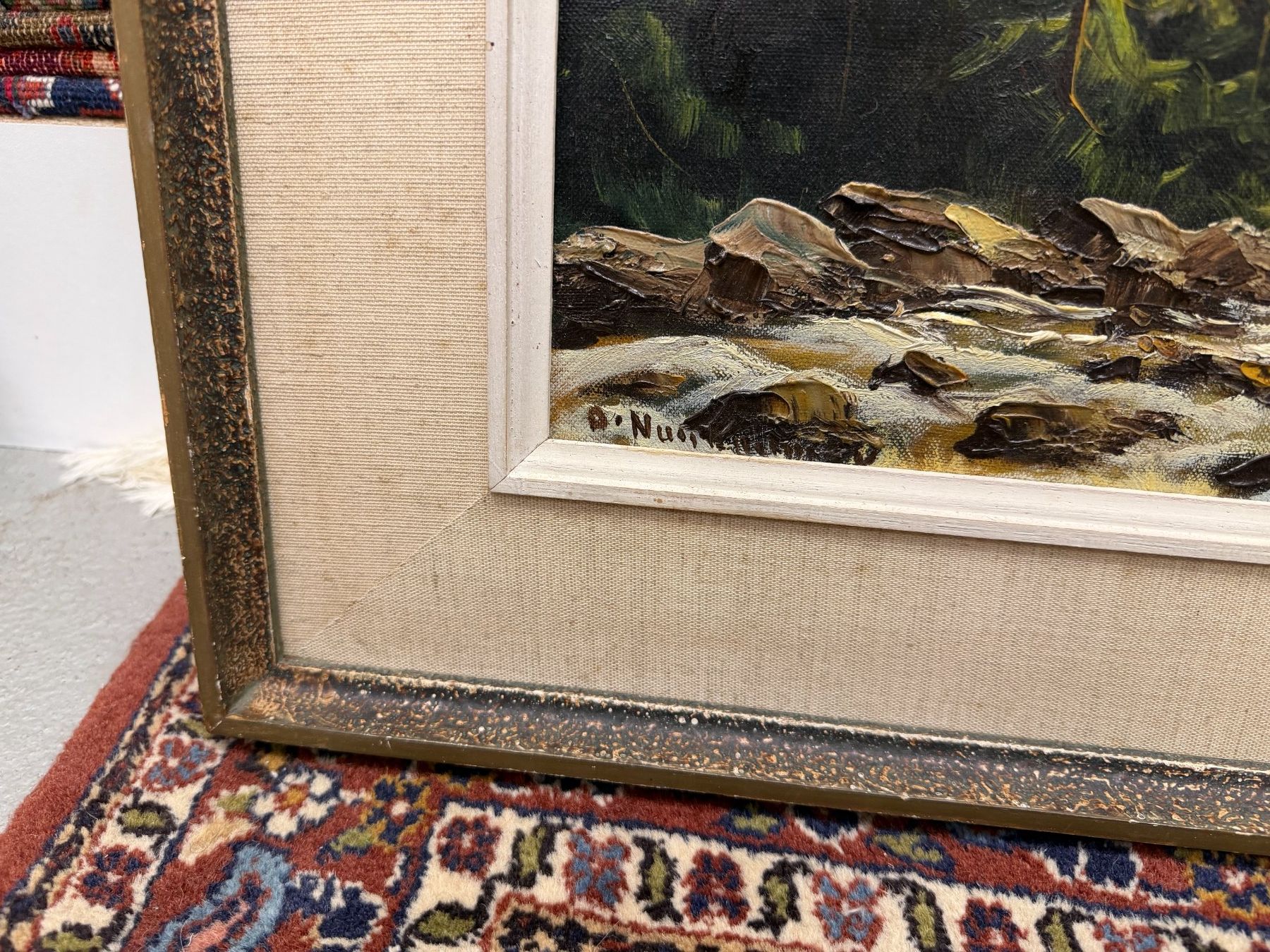 Dipinti: Wunderschönes Alpenbild von Otto Nussbaumer aus Bern – Usato da Steinhausen venduto da ZeitreiseBrocki 5