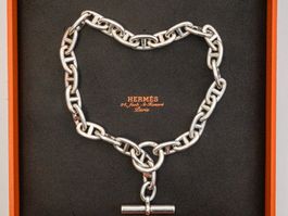 Collier Chaîne d'ancre 26 maillons - Hermès Paris