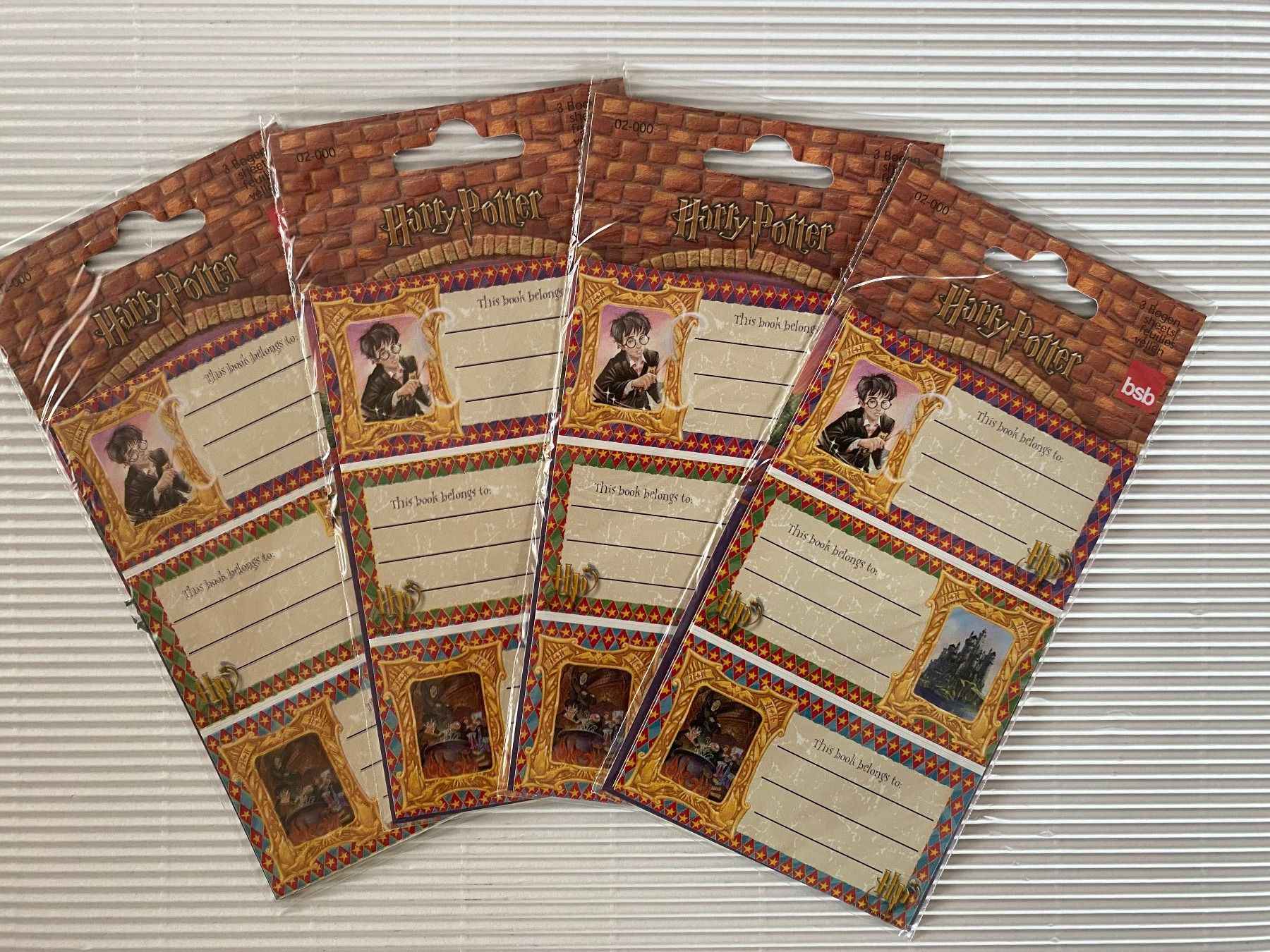 Sticker: 4er-Set Harry Potter Sticks – Nuovo e nell'imballaggio originale da Egg SZ venduto da irbaku