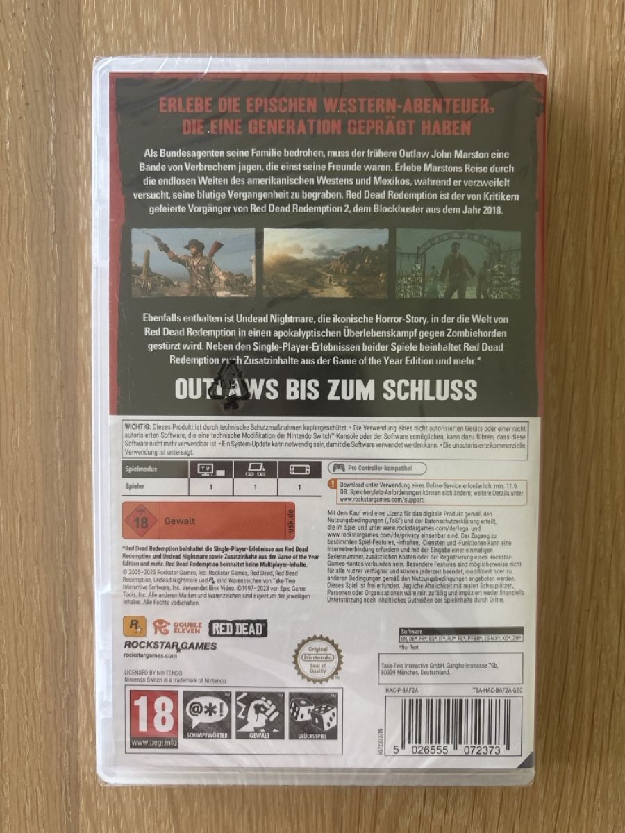 Nintendo Giochi: Nintendo Switch Spiel Red Dead Redemption NEU und Original – Nuovo e nell'imballaggio originale da Wangen ZH venduto da cri_rnp9 1