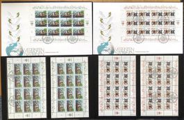1987 UNO Genf Kleinbogen Satz FDC + **ET