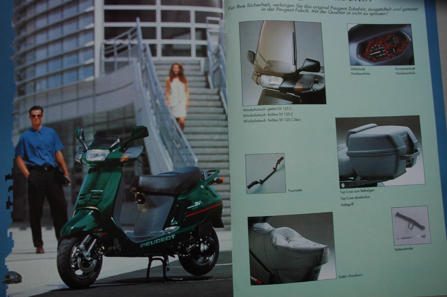 Peugeot Scooter: Peugeot SV 125 Executive Roller - Originalprospekt – Usato da Malans GR venduto da Chueche427 3
