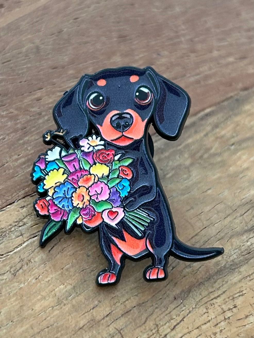 Placchette & Badge: Pin Dackel – Nuovo e nell'imballaggio originale da Geneve venduto da vane267