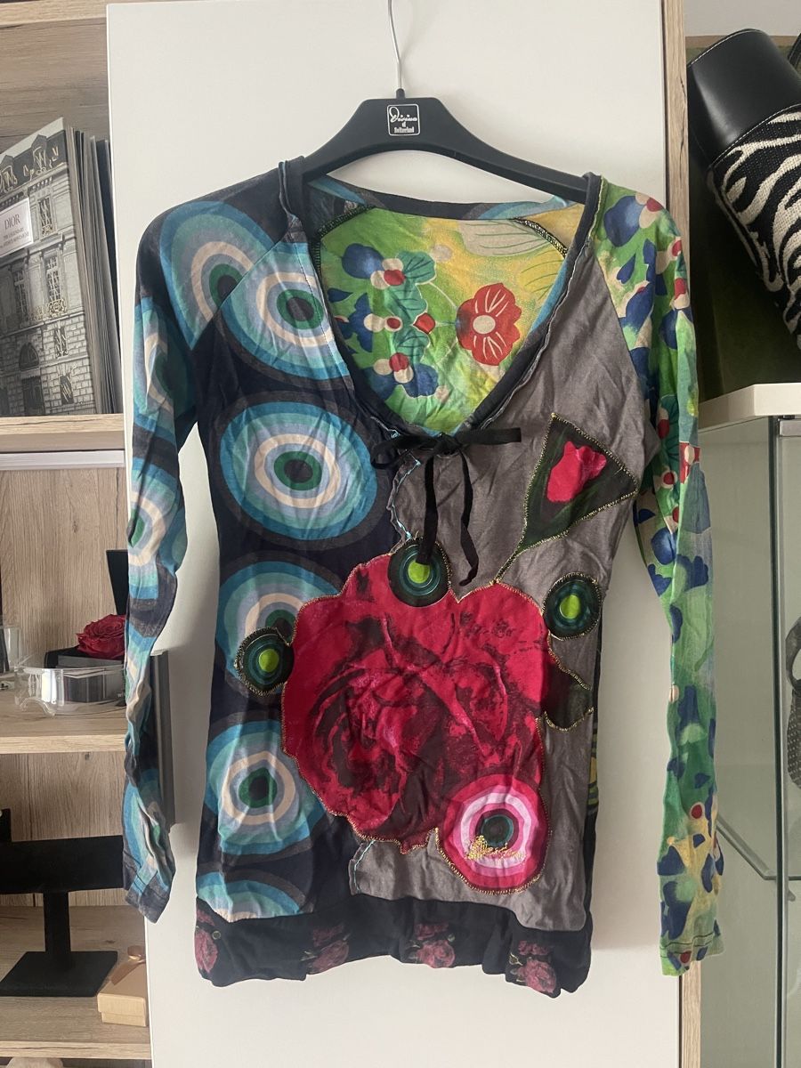 Desigual Pulls & Sweat-shirts: Desigual Langarmshirt Patchwork Print Grösse S  – Neuf (Voir description) à Uzwil par noe_9f9c