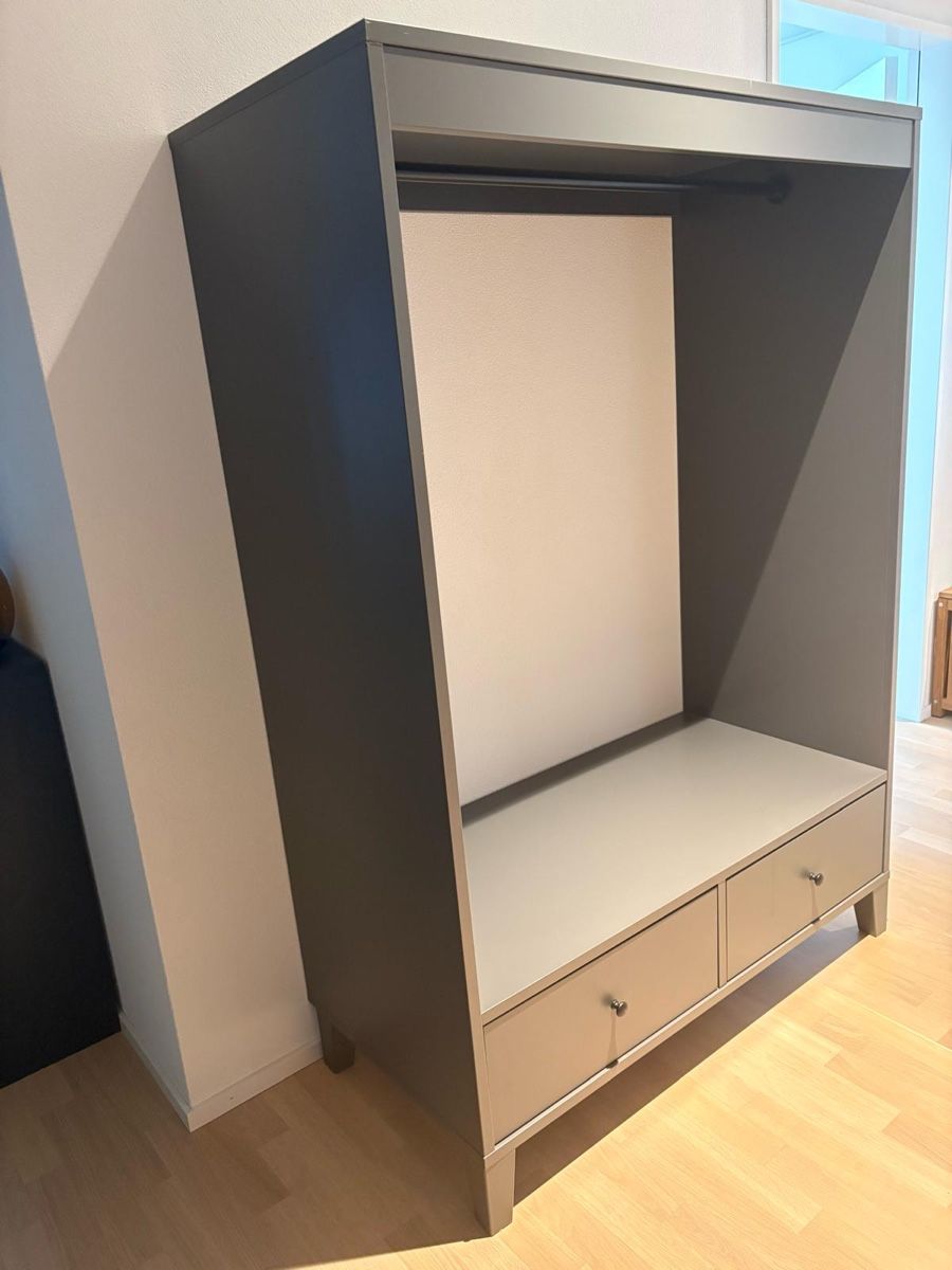 Ikea Schränke: IKEA BRYGGJA Open Wardrobe – Dark Grey – Gebraucht aus Spreitenbach von mic_2fvx