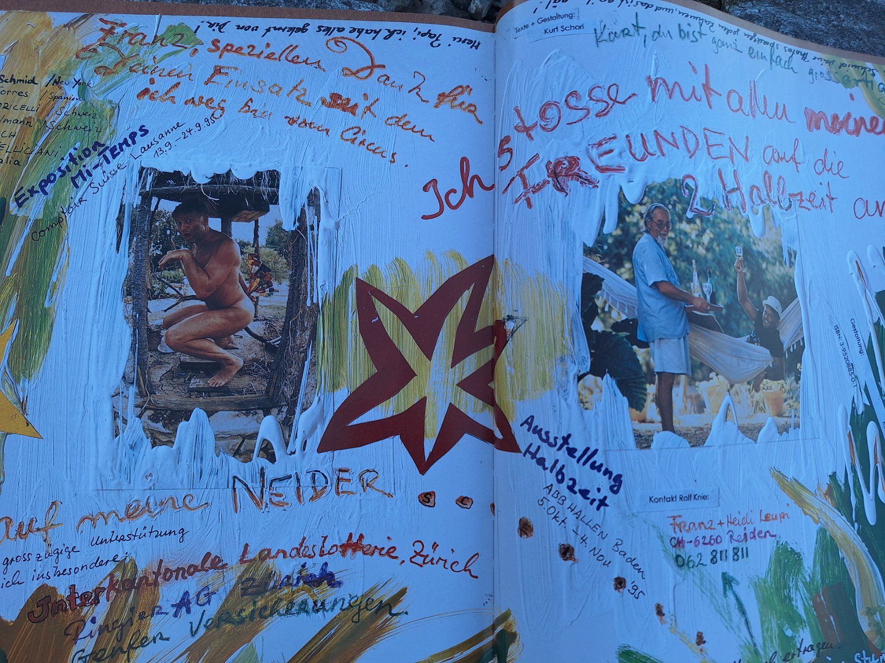 Libri: KUNSTBUCH: HALBZEIT - ROLF KNIE – Usato da Huttwil venduto da Kunterbuntli 8