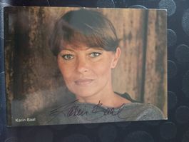 Karin Baal - handsignierte Autogrammkarte 🎞️🍿