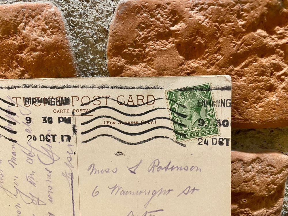 1917 - Antike Foto AK Kind - Mädchen mit Kappe aus England | Acheter ...