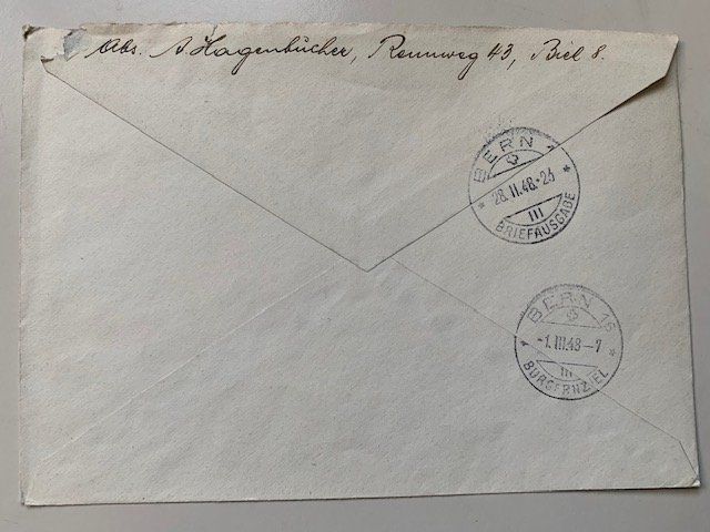 Tutti i francobolli: Enveloppe  Centenaire de la Constitution 1948 – Usato da Delémont venduto da Trimbolo 1
