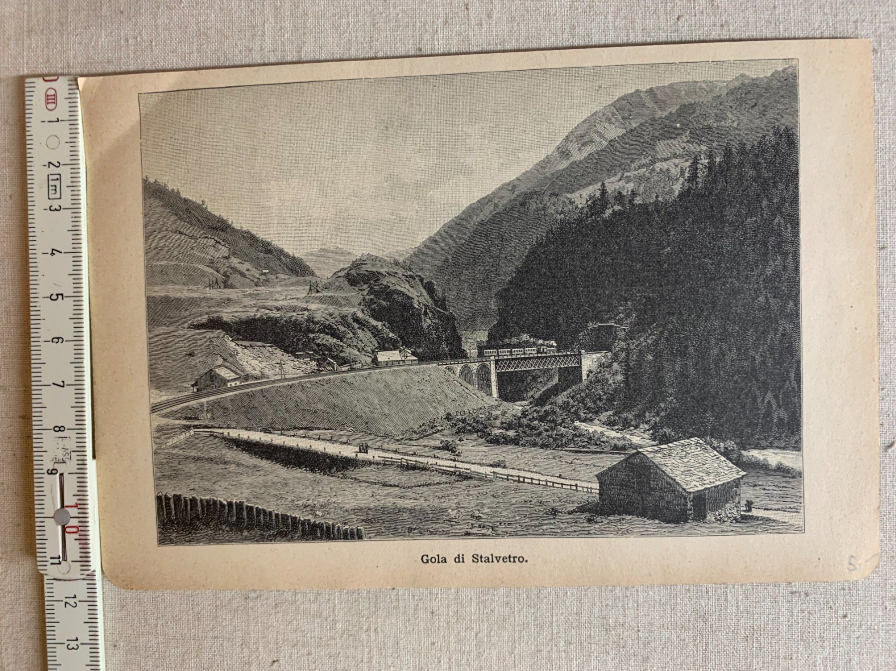 Cartoline postali: Ticino - Gola di Stalvedro - 1896 – Usato da Sorengo venduto da 74in