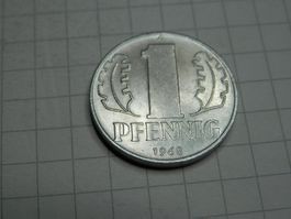 Deutschland - DDR 1 Pfennig, 1968 neu