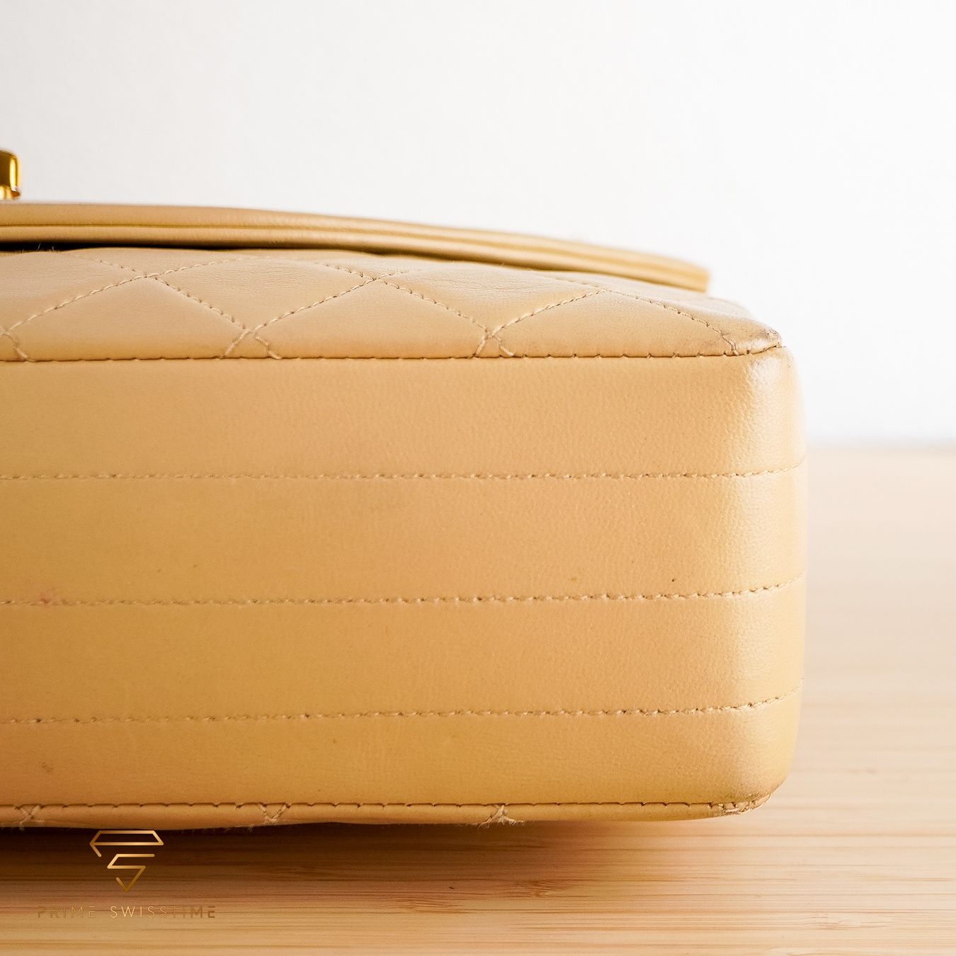 Chanel Borse da donna: Chanel Single Flap Beige Leather Bag – Usato da Luzern venduto da PrimeSwissTime 4