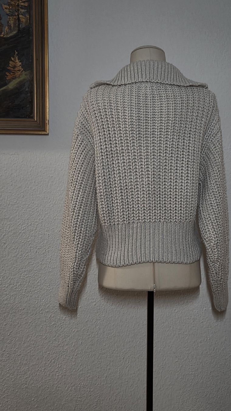 H&M Maglioni & Felpe: 2x Warme Strick-Pullover mit Zipper, Grün & Rosa, Grösse XS – Usato da Kreuzlingen venduto da MeinKleinesAtelier 5