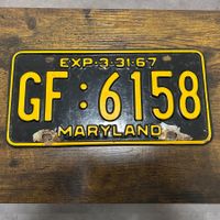 🇺🇸 Vintage Autoschild, Maryland GF:6158
