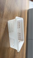Cestino portaoggetti in plastica bianco, come nuovo