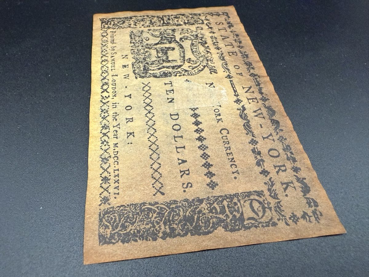 Banconote: Kolonialbanknote New York 10 Dollar 1776 – Usato da Lamone venduto da LaCantinaMagica 6