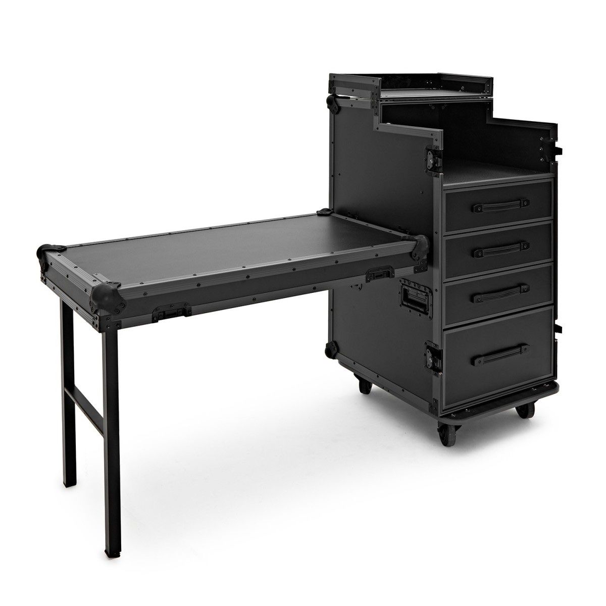Reisekoffer: Trojan Pro Stealth DJ-Flightcase mit 4 Schubladen, Einzel-Ti – Neu (gemäss Beschreibung) aus Lyss von Nach-Bar