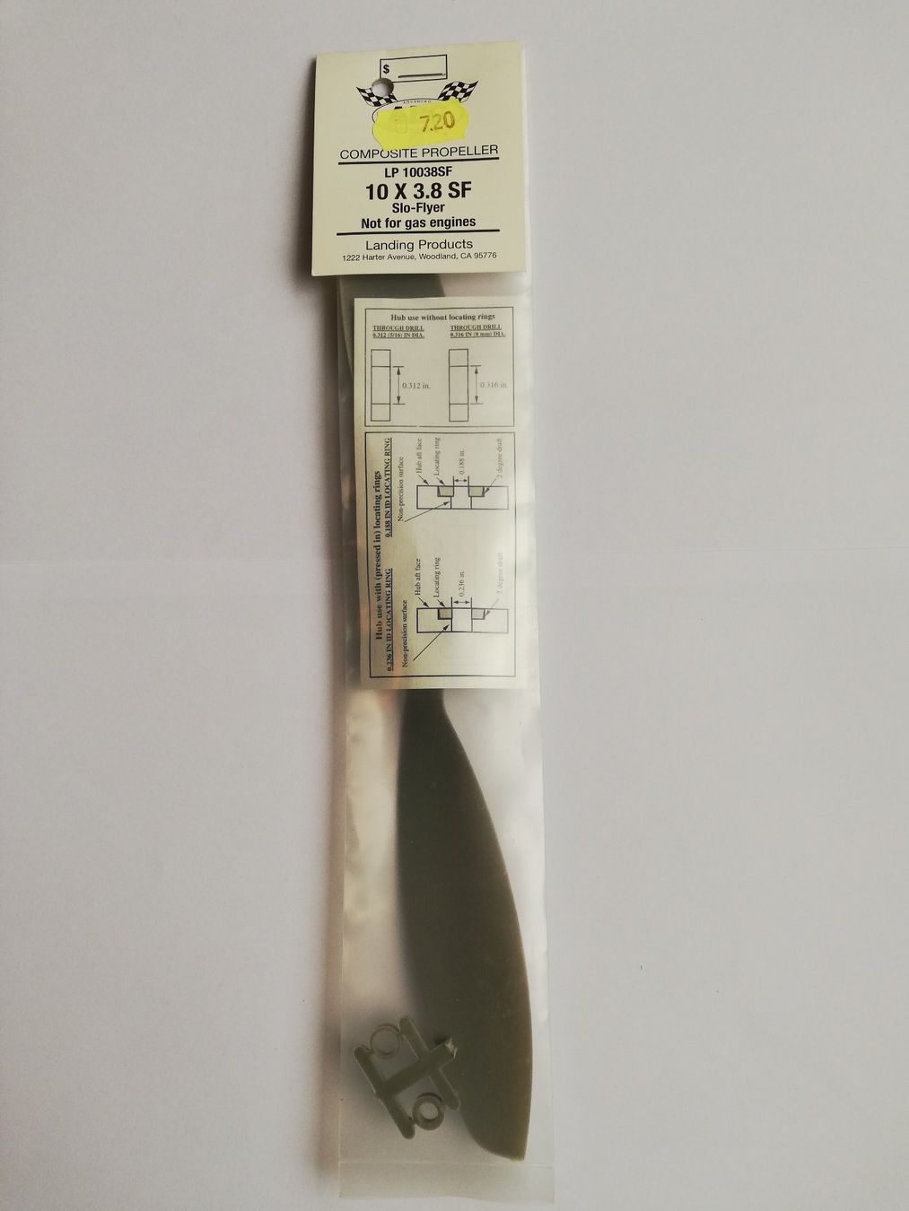 Modellismo RC: APC 10x3.8 SF Slo Flyer Propeller – Nuovo e nell'imballaggio originale da Flüh venduto da AMS-Modellbau