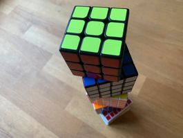 Zauberwürfel-Sammlung - 5 Stk.  3er bis 7ner