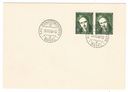 Lettre avec le cachet S270 (Zionistenkongress) du 15.XII.46