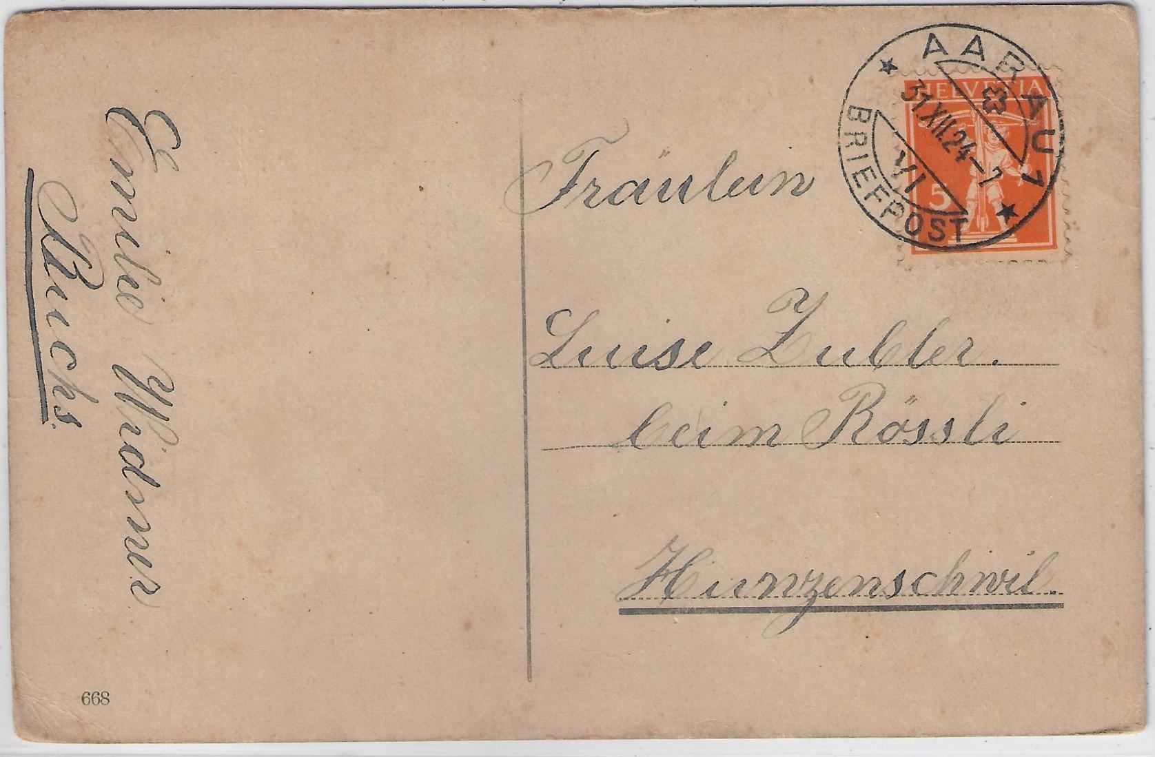 Cartoline postali: Herzlichen Neujahrsgruss - 2 Mädchen mit – Antico da Ettingen venduto da Kartenplanet 1