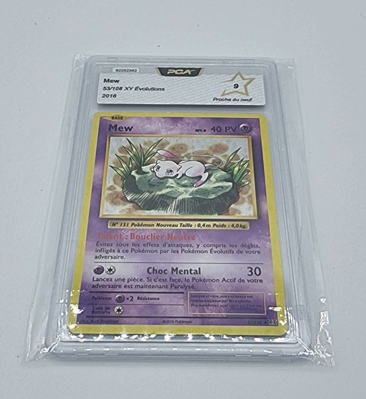 Pokémon Sammelbilder & Trading cards: Mew 53/108 XY Evolutions PCA/PSA 9 – Gebraucht aus Genève von Cardtreasure