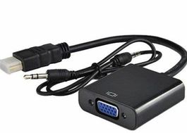 1080P HDTV o VGA Adapter Cable, male HDTV to Female vga conv