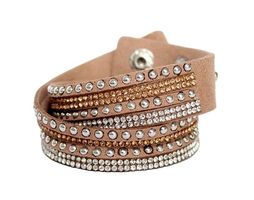 Armband Kunstleder braun