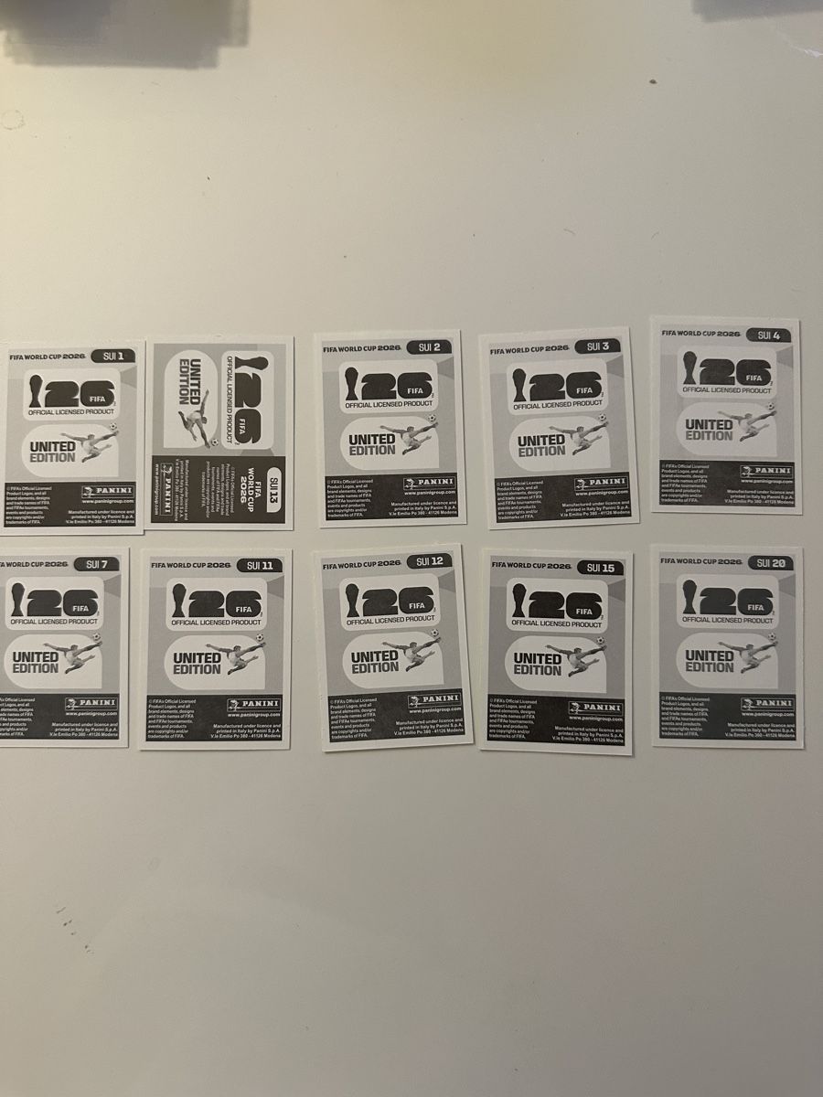 Panini Carte collezionabili: PANINI WM 2026 verschiedene Bilder Schweiz – Nuovo (secondo la descrizione) da Meggen venduto da Carina5555 1