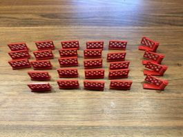 Original Lego 23 Zaunelemente + 4 Zauntüren
